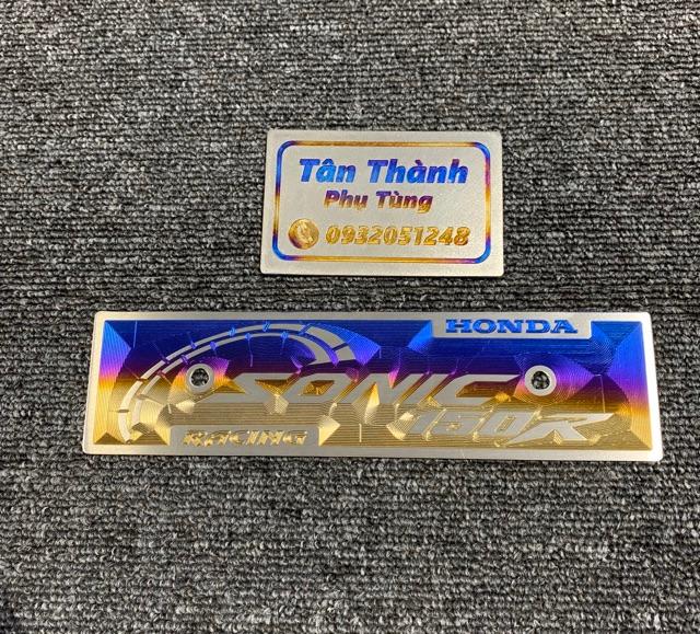 Bảng tên Titan kiểu 3D dành cho xe Vario, Mxking, Satria, Exciter, Sonic, Winner