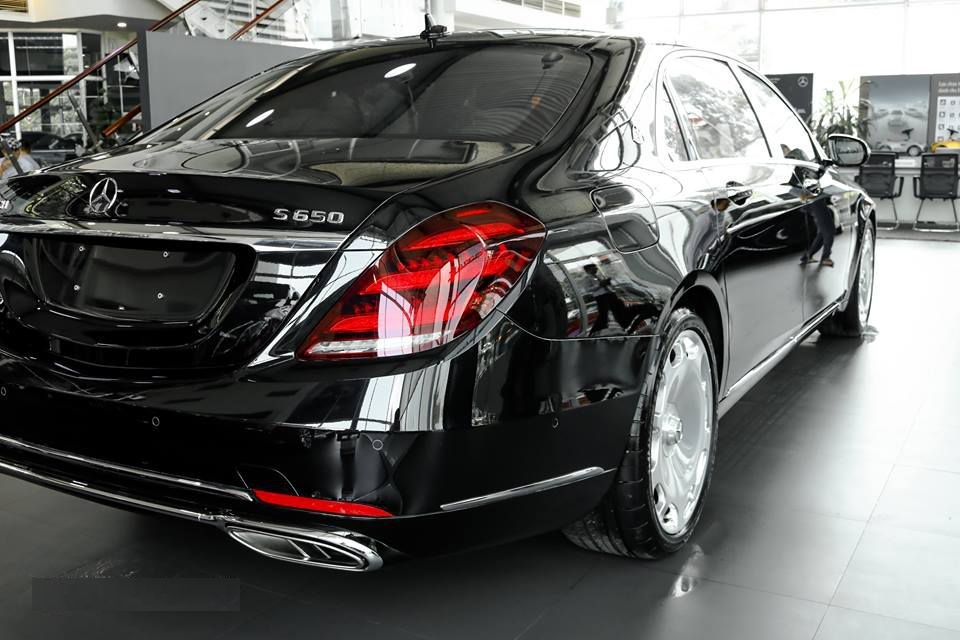 Decal tem chữ S650 dán đuôi xe dành cho ô tô Mercedes Maybach