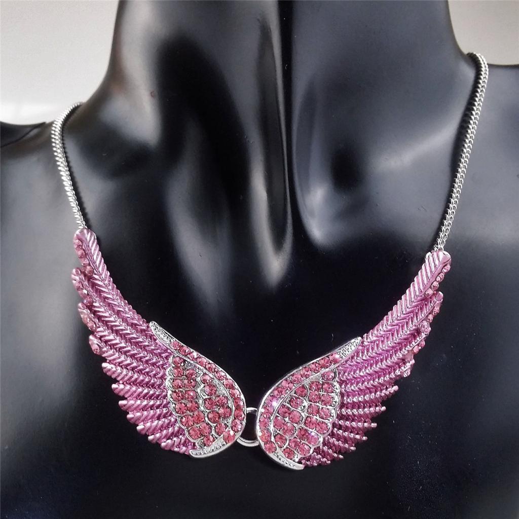 Vantage Angle Wings Necklace Wings Choker Pendant Women Fashion Jewelry