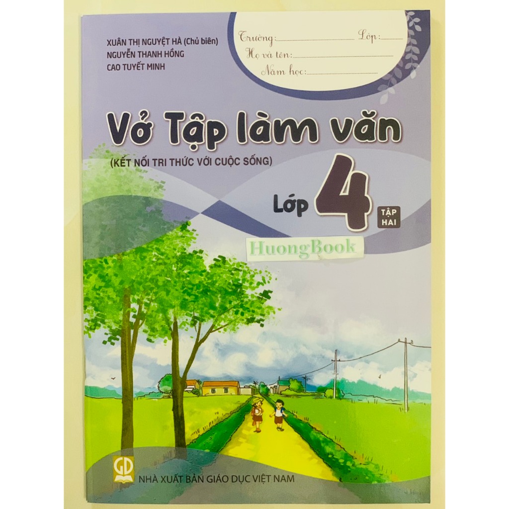 Sách - Combo Vở Tập làm văn lớp 4 tập 1+2