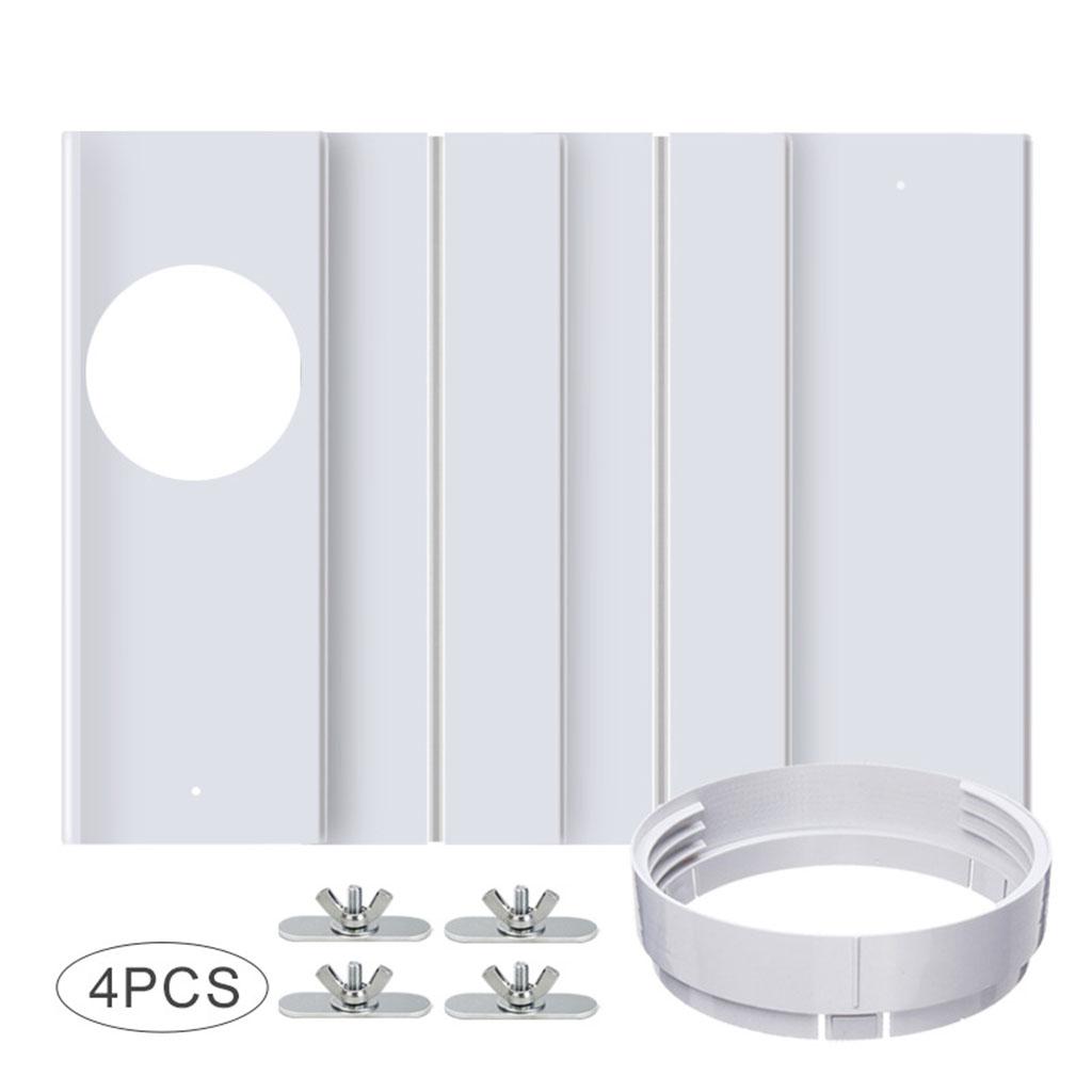 5pcs/set Universal Window Seal Kit Air Conditioner Exhaust Hose 5.9in Dia.