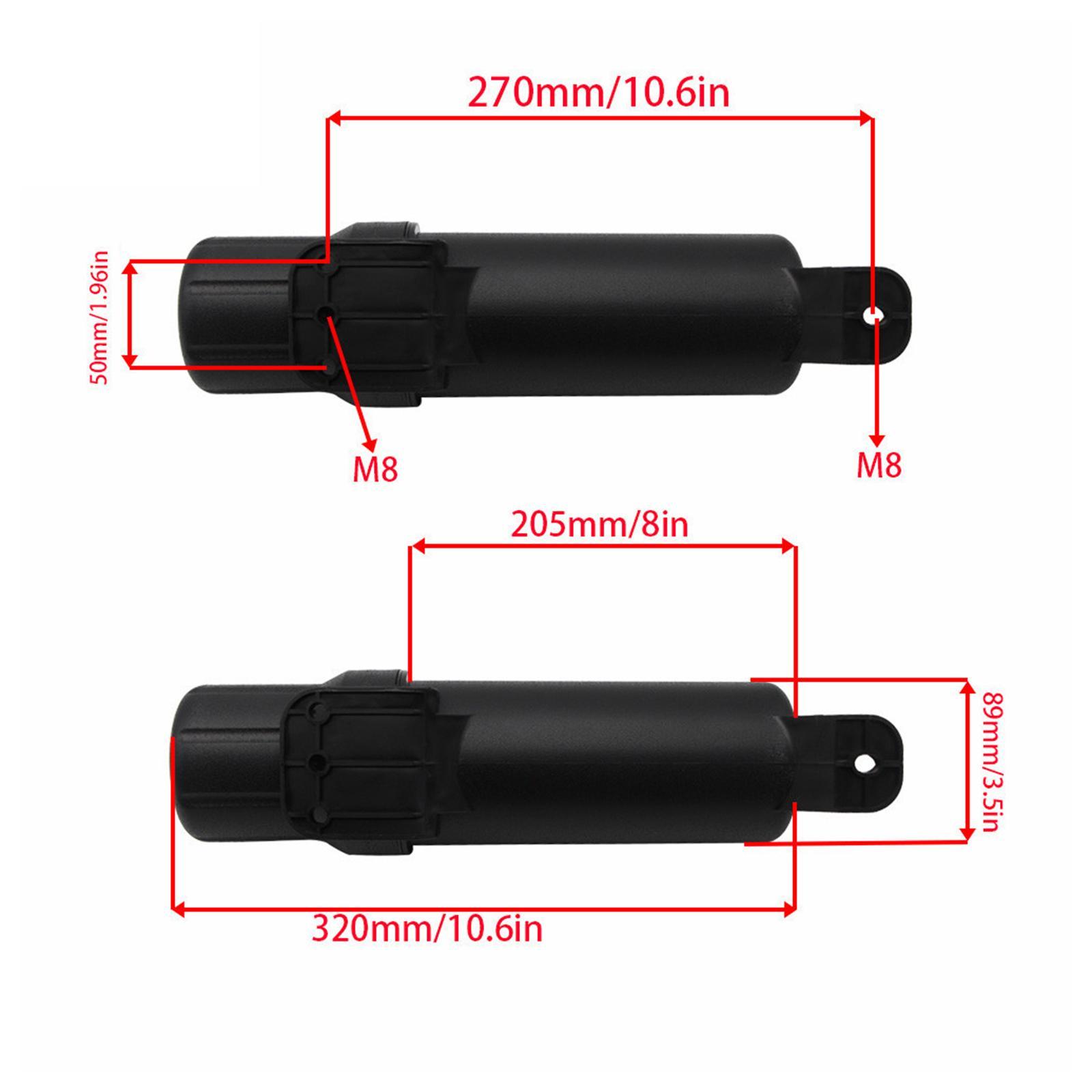 Universal Canister Holder Storage Box Case Waterproof Motorcycle Tool Tube