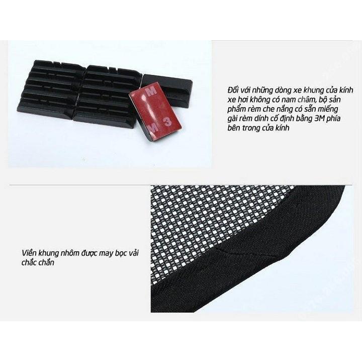 Fortuner,,Bộ 4 Rèm che nắng nam châm xe Fortuner 2018-2019