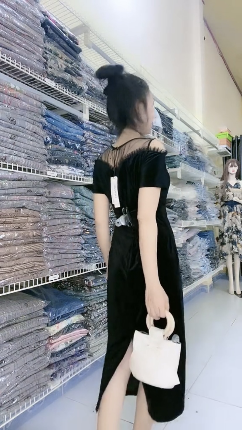 Đầm ôm body hở vai cao cấp Myqlothing