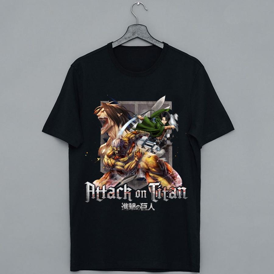 Áo thun Attack on titan, áo phông anime attack on titan mẫu mới giá rẻ