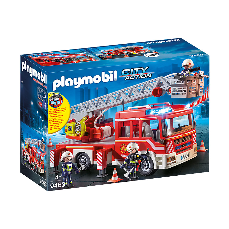 Đồ chơi nhập vai Playmobil XE THANG CỨU HỎA