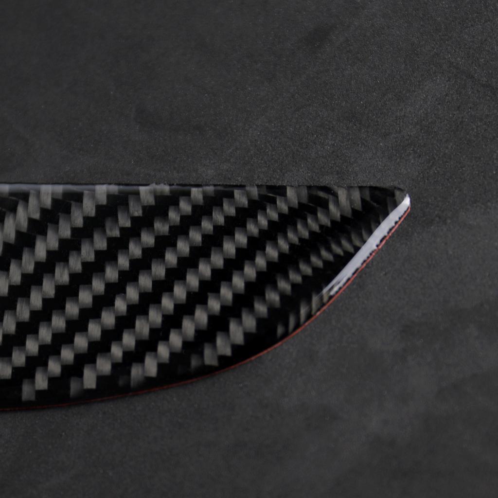 2X Car Carbon Fiber Center Console Stripe