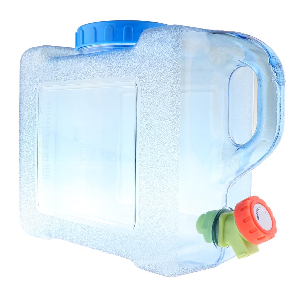 2xOutdoor Camping Travel Car Water Bucket Water Carrier Canister 5L