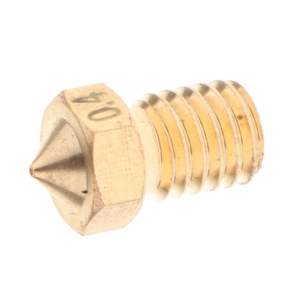 1Pcs 0.5mm 3D Printer Extruder Nozzle Printhead Brass Copper for 1.75mm Filament
