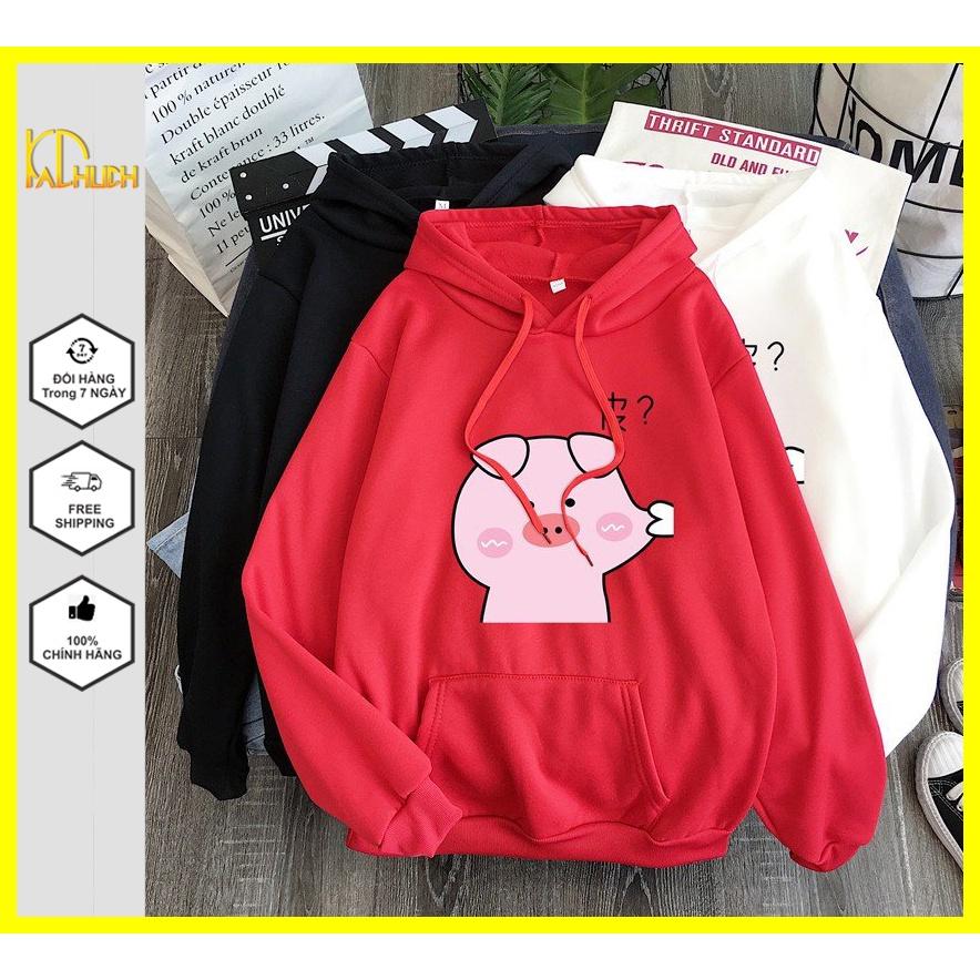 ÁO HOODIE NAM NỮ UNISEX IN HEO NHÉO MÁ SIÊU CƯNG