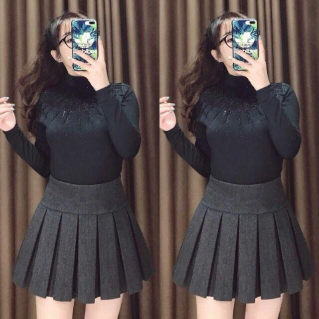 Chân váy xếp ly. Hàng loại 1
