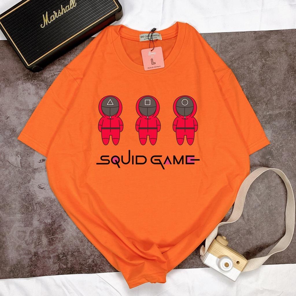 Áo thun SQUID GAME tay ngắn Be Yourself unisex size M L XL - BẢN CHIBI TRÒ CHƠI CON MỰC