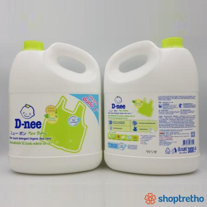 Nước giặt Dnee Organic 3000ml (xanh lá) Thái Lan