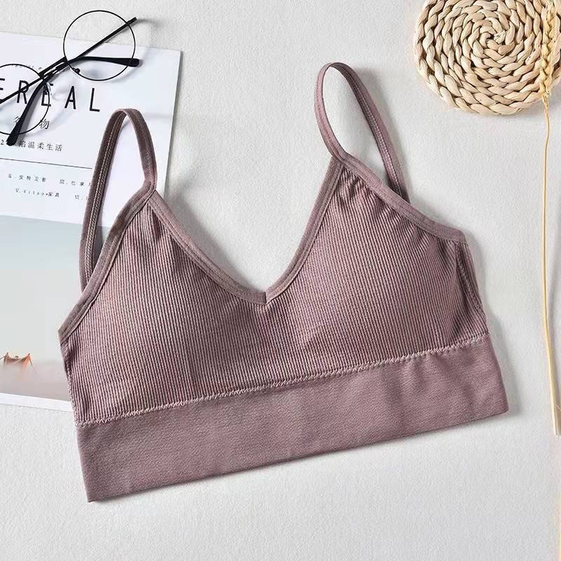 Áo bra chữ U Cotton THUN GÂN Mềm Mại, mút nâng ngực dày đẹp, Không Gọng Cao Cấp hàng xuất Nhật