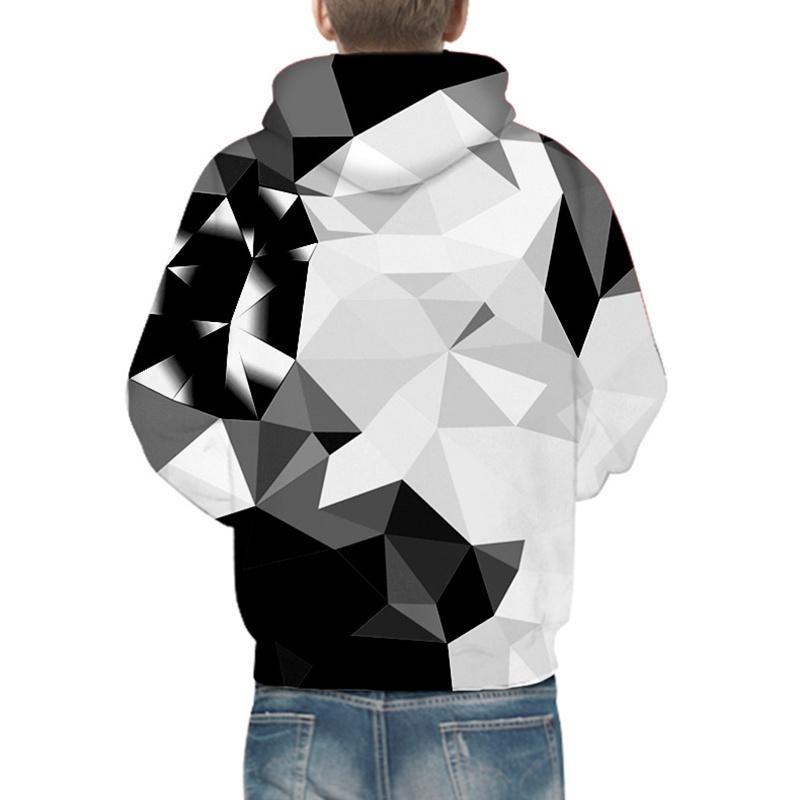 Áo hoodie dài tay in họa tiết 3D cho bé trai