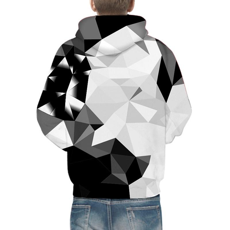 Áo hoodies có nón dài tay in hình 3D cho bé trai