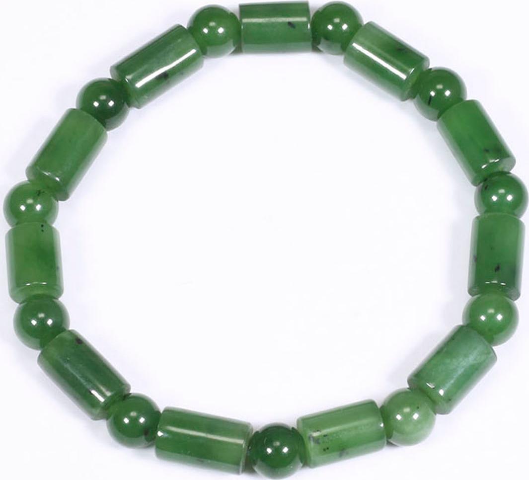 Vòng tay đốt trúc đá ngọc bích AAA 6mm mệnh hỏa, mộc - Ngọc Quý Gemstones