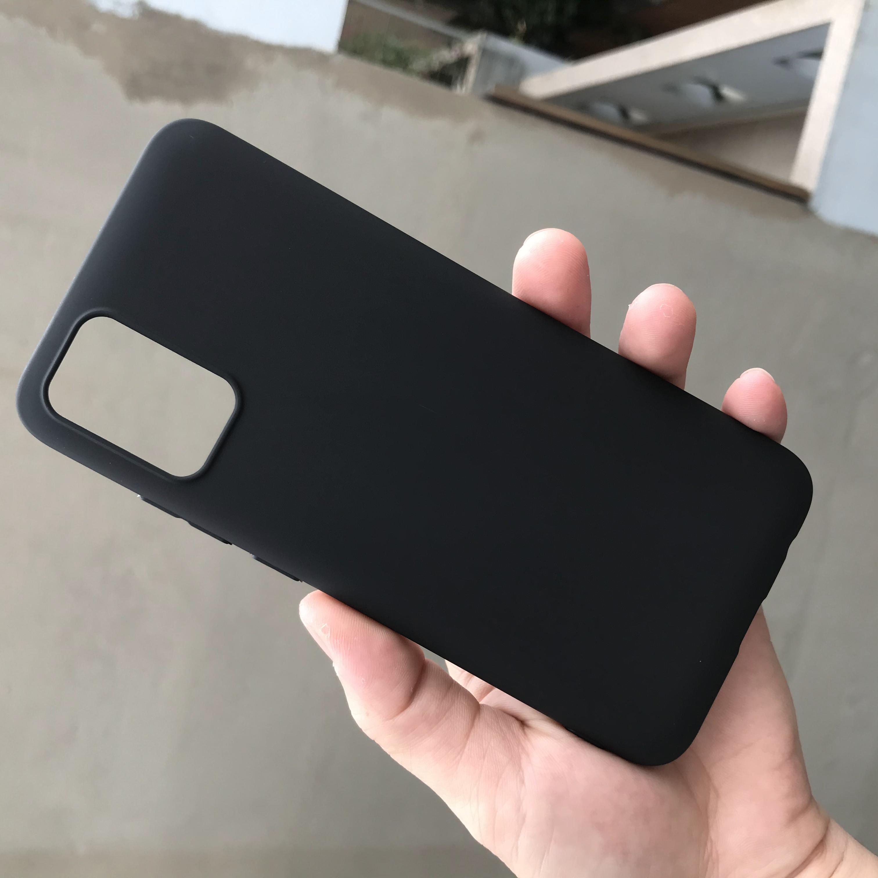 Ốp lưng dành cho Samsung A02s silicon dẻo màu đen chống sốc cao cấp