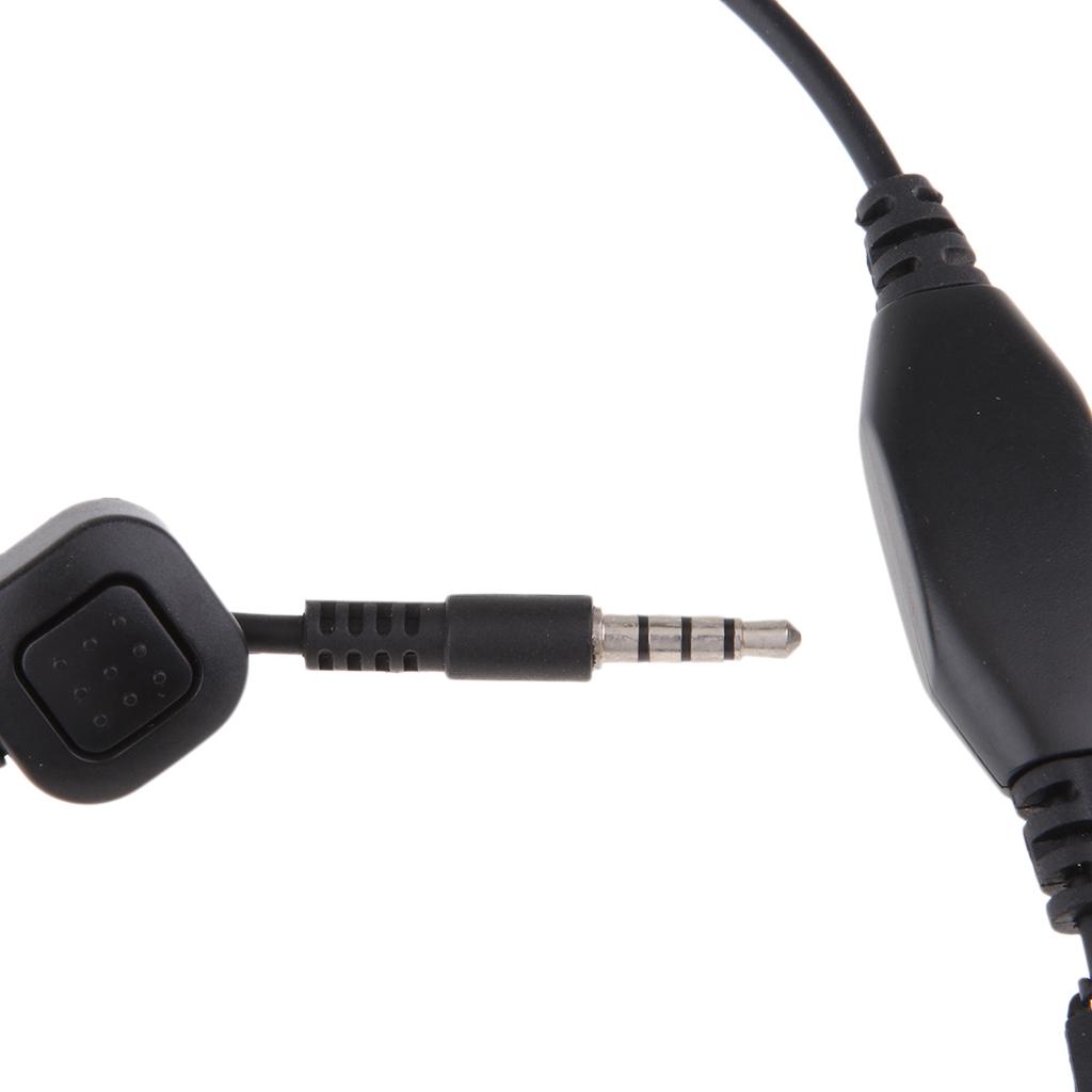 1Pin PTT Covert Acoustic Tube Earpiece with 3.5mm Plug for Radio Equipments