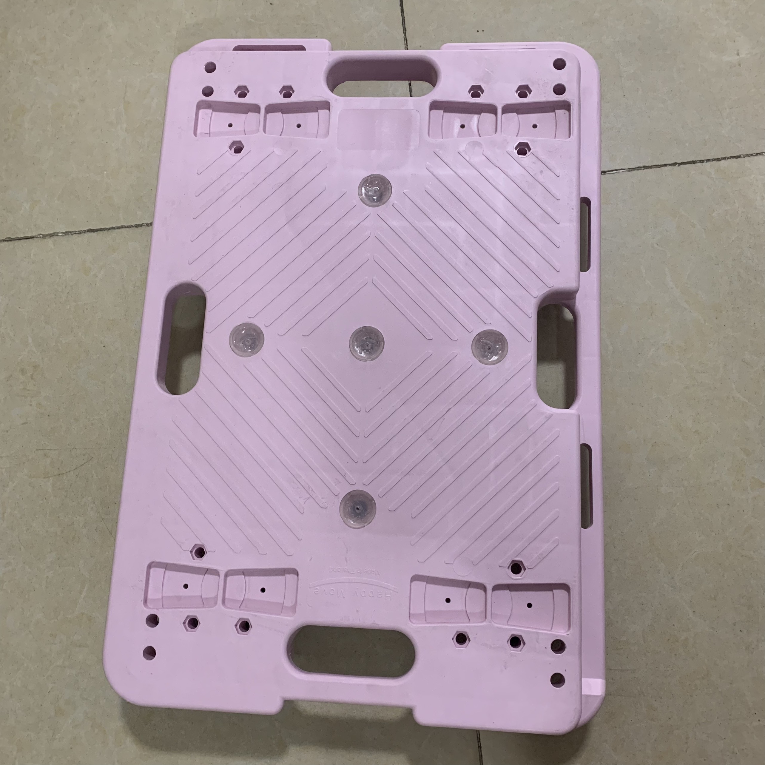 Xe đẩy hàng không tay Dolly Home use 80kg nối được - Màu Pastel - Gia đình/Văn phòng - Happy Move Thái Lan