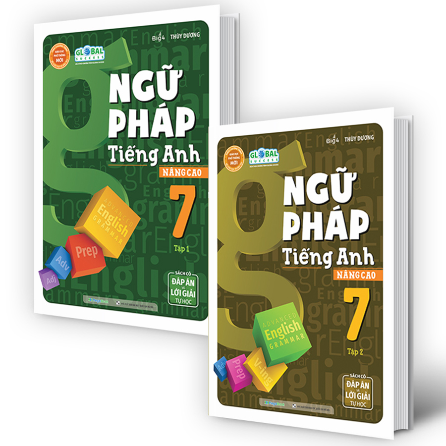 Combo Ngữ Pháp Tiếng Anh Nâng Cao Lớp 7 (2 Tập)