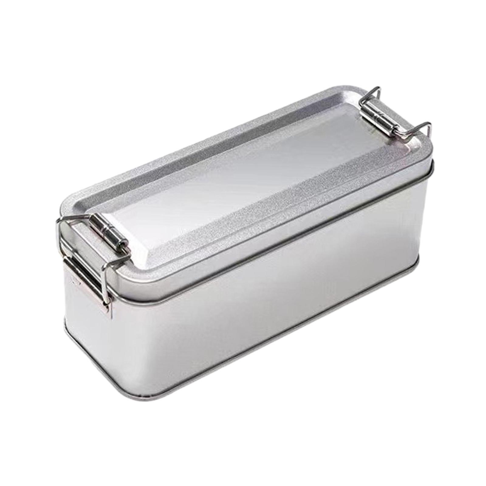 Metal Tin Box with Lid Pineapple Cake Packaging Storage Container Cookie Tin