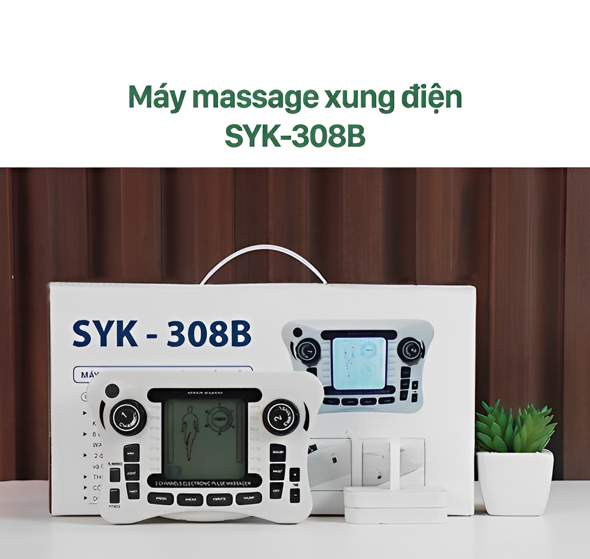 Máy xung điện vật lý trị liệu SYK-308,máy massage xung điện,máy điện xung trị liệu ,matxa châm cứu ,bấm huyệt tác động sâu vào các cơ giảm đau nhức cơ thể