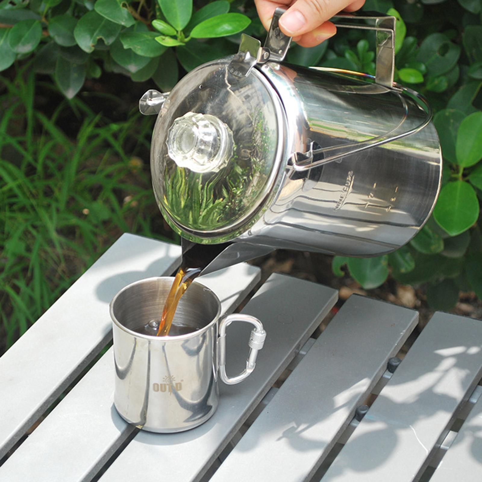 Portable Camping Coffee Cup French Filter Coffee Maker Cookware