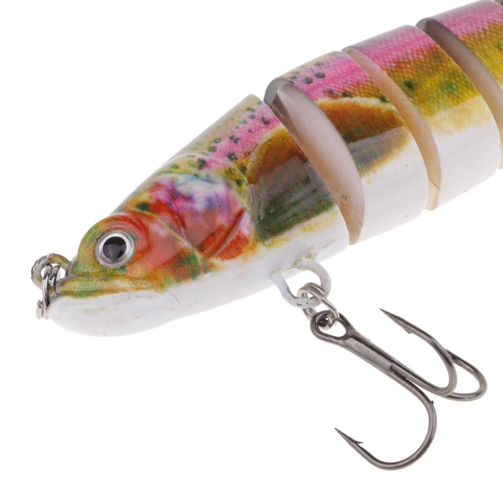 Simulation Fish Fishing Lures Hard Baits Jigs with 2-hook