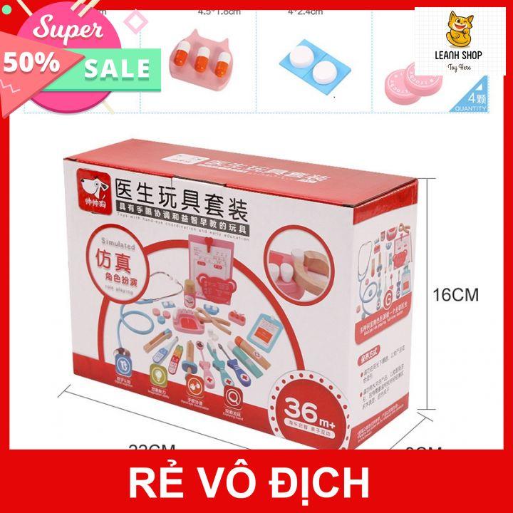 Chơi Bác Sỹ Gỗ Đóng Vai Bác Sĩ Nha Khoa Cho Bé 36 Chi Tiết Đẹp, Giống Như Thật - Đồ Chơi Gỗ Cho Bé Trai