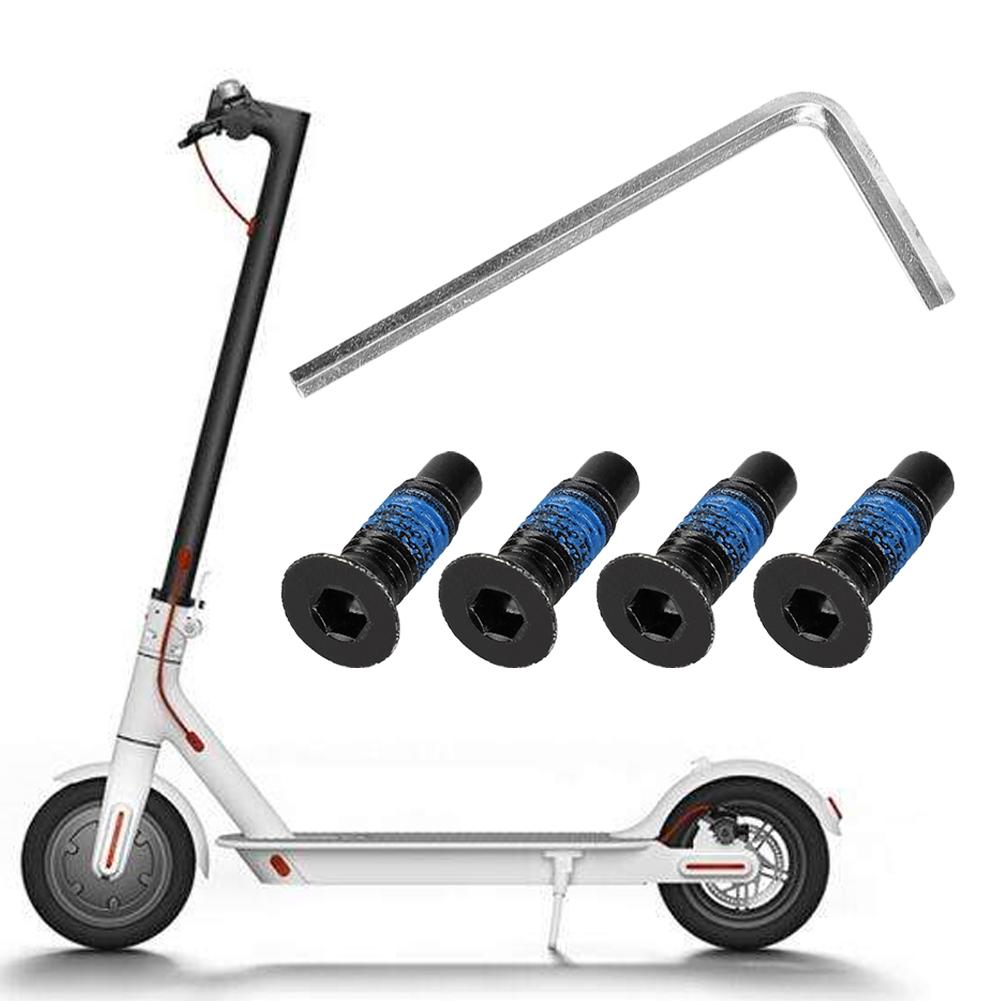 Xe Điện Bộ Vít Gắn Bộ Vít Có Cờ Lê Cho Xiaomi M365 Ninebot Max G30 ES Phuộc Trước Ống Cực Để đế Một Phần Color: 10pcs