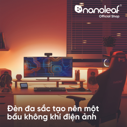 Combo Bộ bóng đèn và dây đèn LED thông minh Nanoleaf Essentials 16 triệu màu