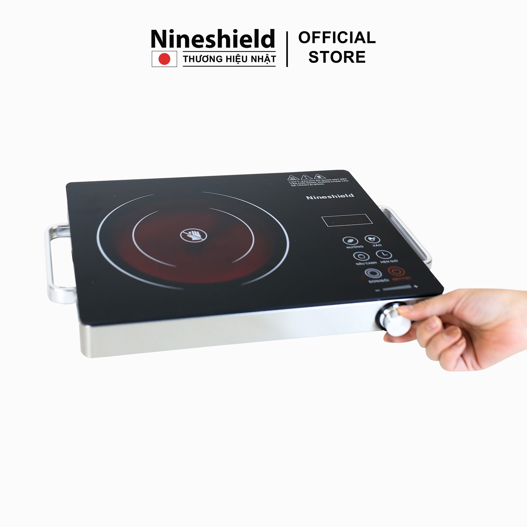 Bếp Hồng Ngoại Đơn Nhật Bản Nineshield KB-8601 - Hàng chính hãng