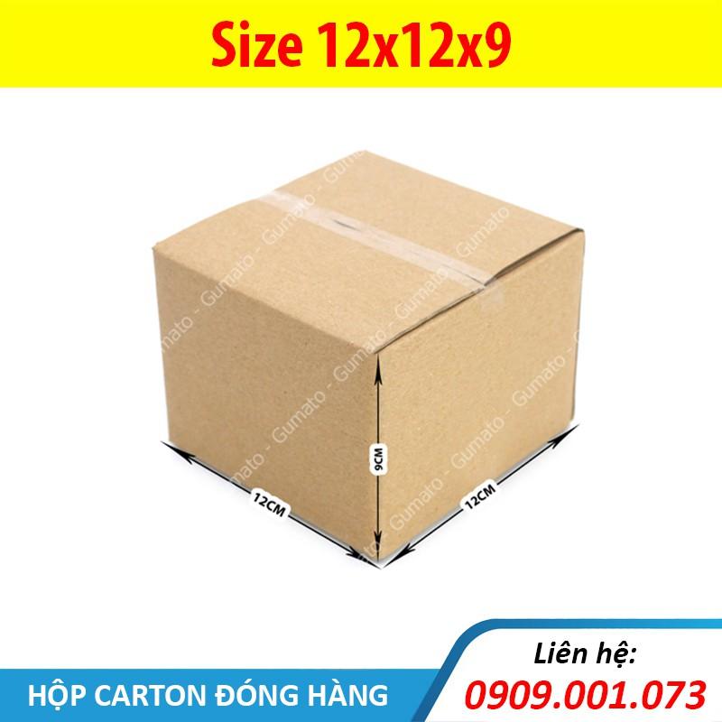 Hộp giấy P21 size 12x12x9 cm, thùng carton gói hàng Everest