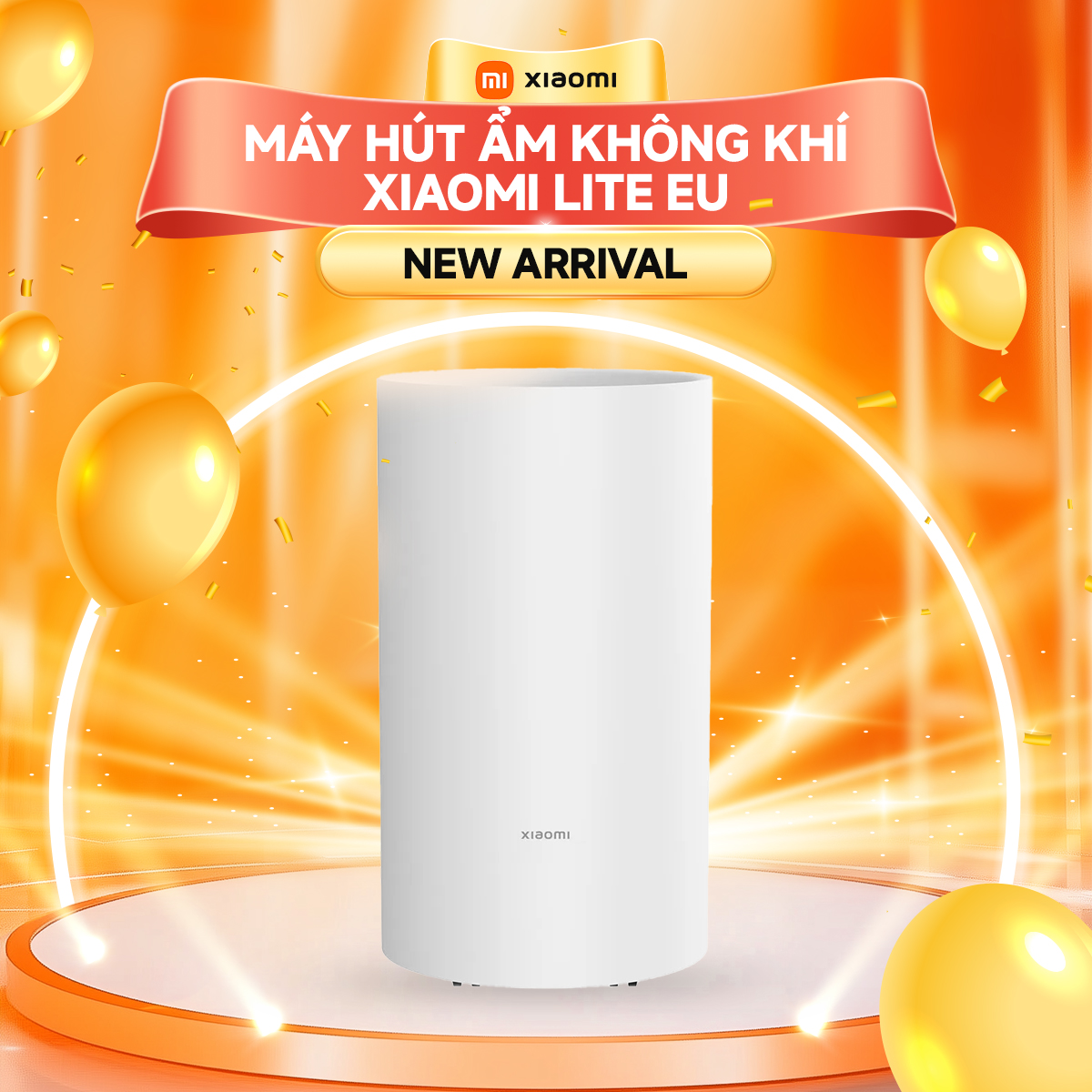 Máy Hút Ẩm Thông Minh Xiaomi Smart Dehumidifier Lite EU (13L) - Hàng Chính Hãng