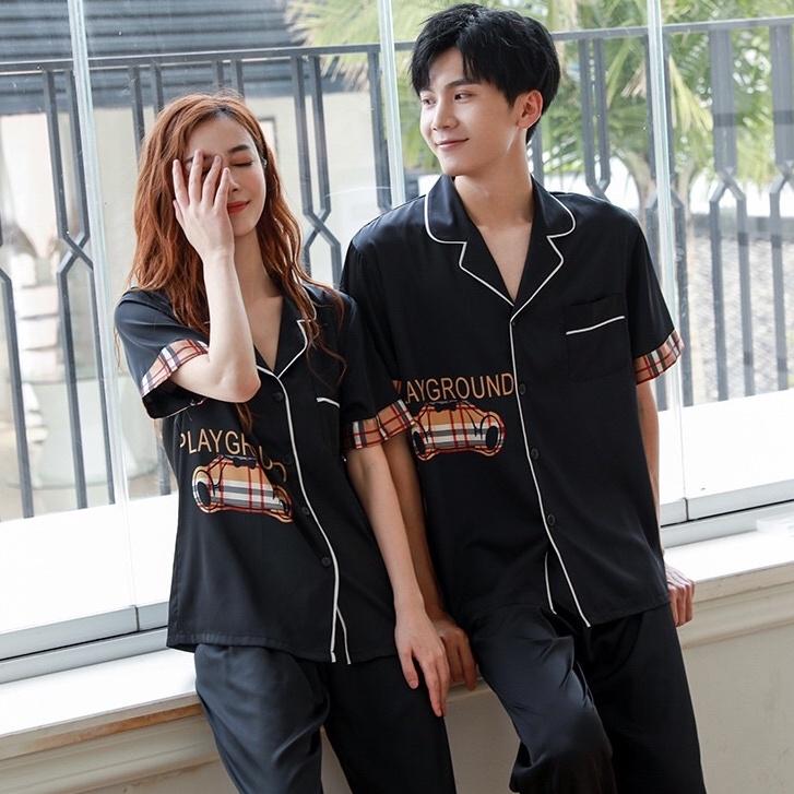 Bộ Lụa Mặc Nhà ️Đồ Ngủ Pijama Lụa Cao Cấp Siêu Mát Mềm Mịn - ELSA