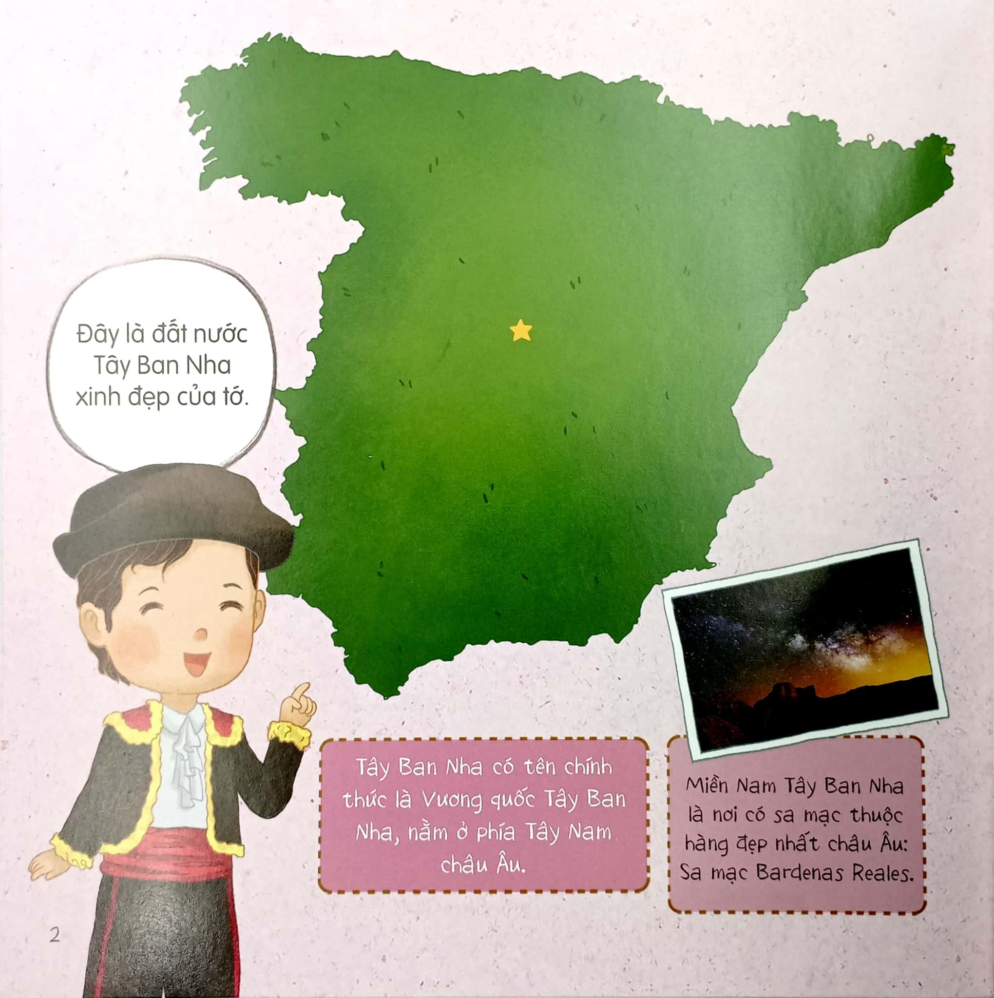 Sách Vòng Quanh Thế Giới: Tây Ban Nha (Tái Bản 2019)