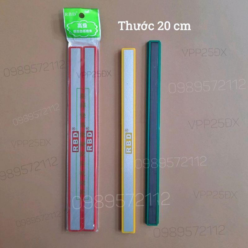 1vỉ 2 thanh Thước nam châm-thước chặn nam châm bảng từ 20cm-30cm