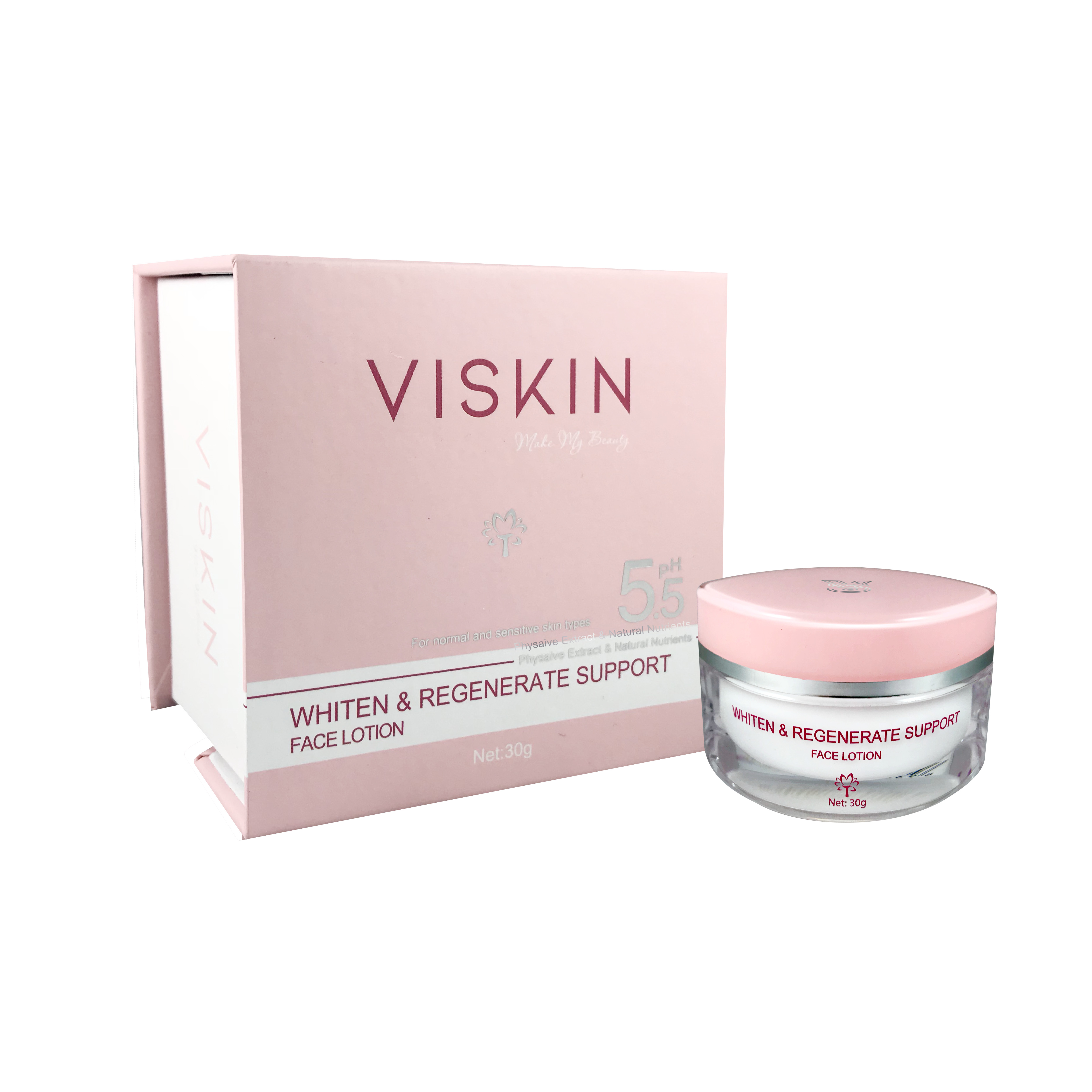 VISKIN WHITEN &amp; REGENERATE SUPPORT FACE LOTION - KEM DƯỠNG TRẮNG HỖ TRỢ PHỤC HỒI DA VISKIN