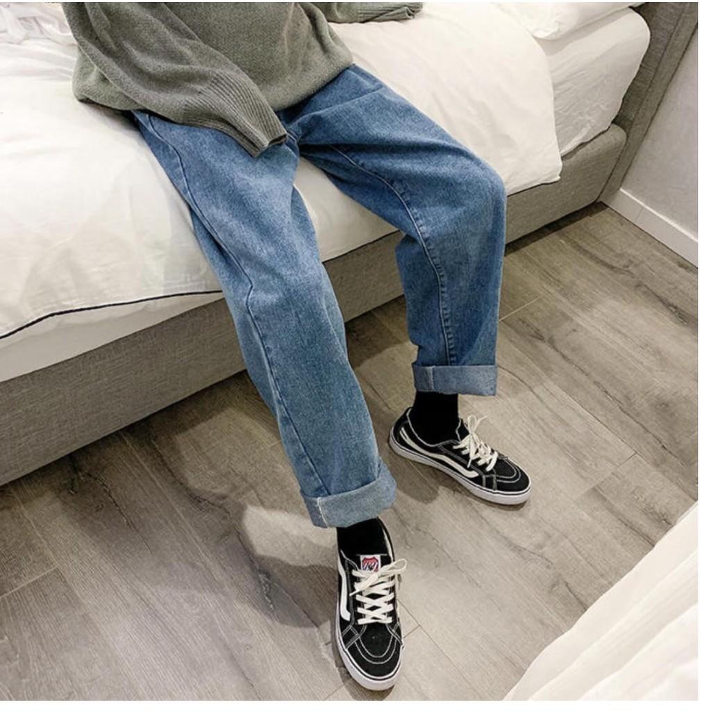 Được Kiểm Hàng TrướcQuần Baggy jean basic ống xuôngHÀNG SIÊU CẤP
