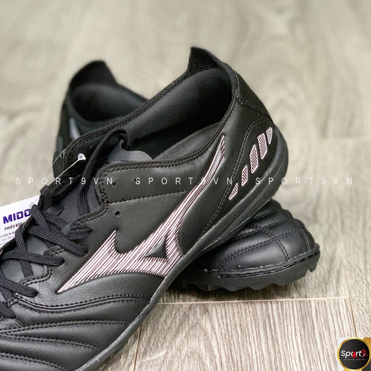 Giày đá bóng Mizuno Morelia Neo III Pro AS - P1GD228499 - Màu Đen