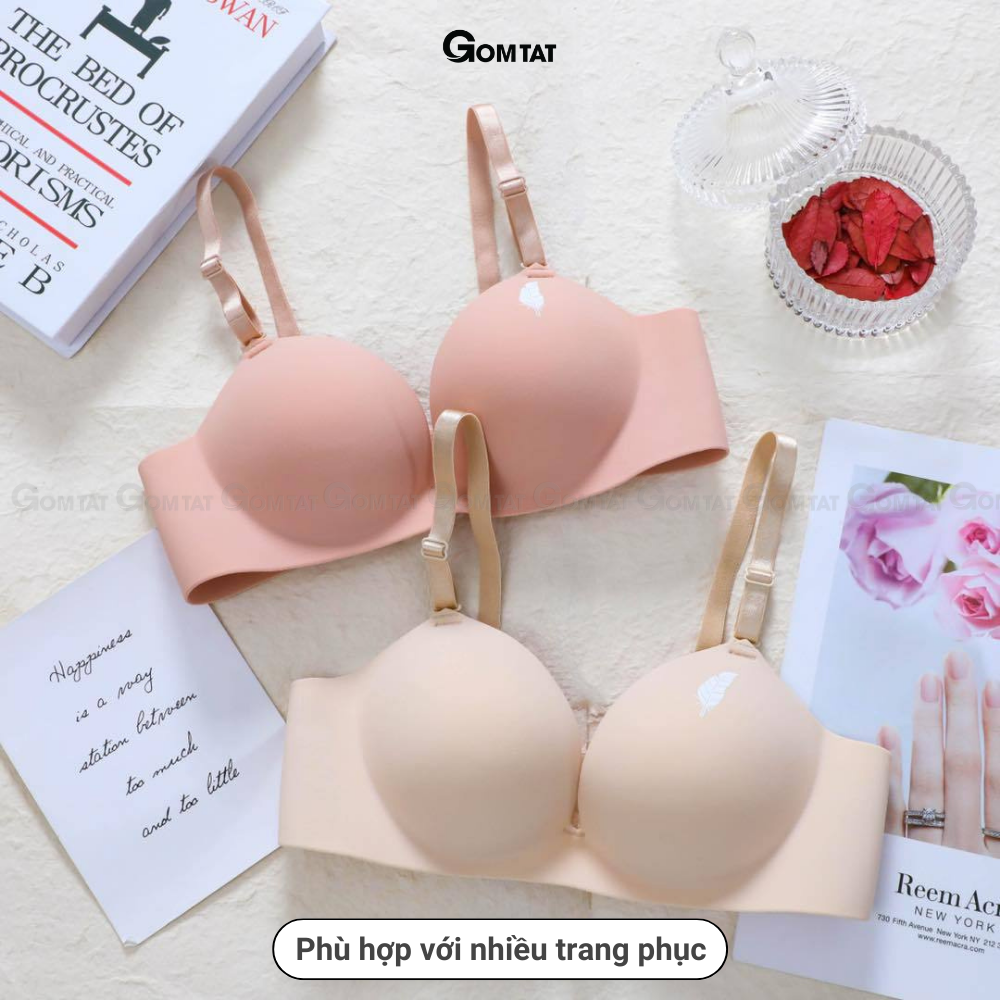 Áo ngực su không gọng nhiều màu, áo lót nữ mềm mại co giãn tốt nâng ngực tự nhiên - AOSU - 005