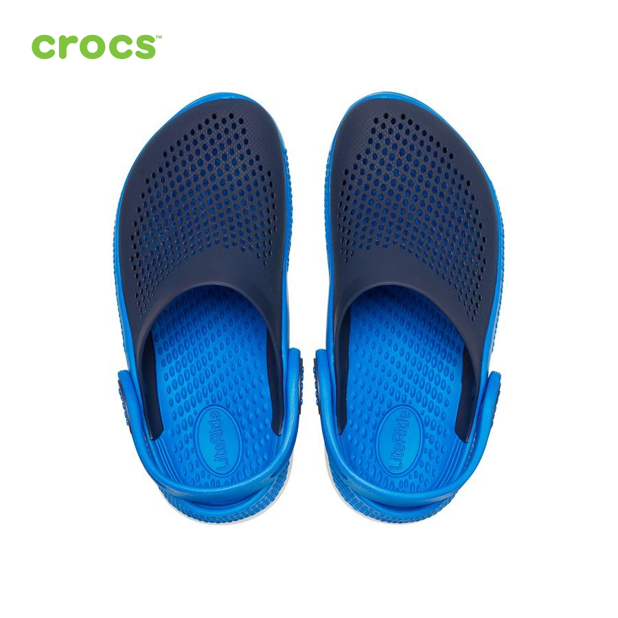 Giày lười trẻ em Crocs LiteRide 360 Clog Kid Navy/Bright Cobalt - 207021-4KB