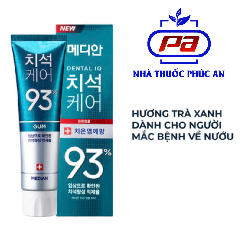 Kem đánh răng giúp trắng răng, thơm miệng, ngừa sâu răng, viêm nướu Median Hàn Quốc 120g