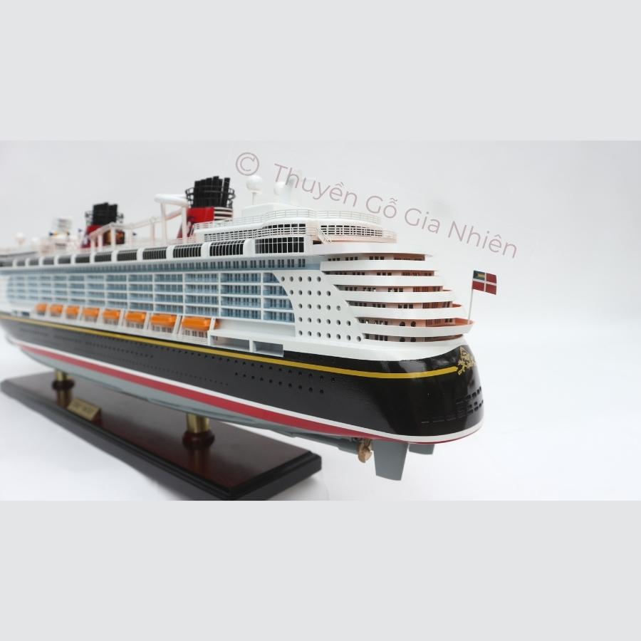 Mô Hình Thuyền Gỗ Trang Trí Phong Thủy Dạng Thuyền Du Lịch DISNEY FANTASY Chính Hãng, Hàng Xuất Khẩu Chất Lượng Cao