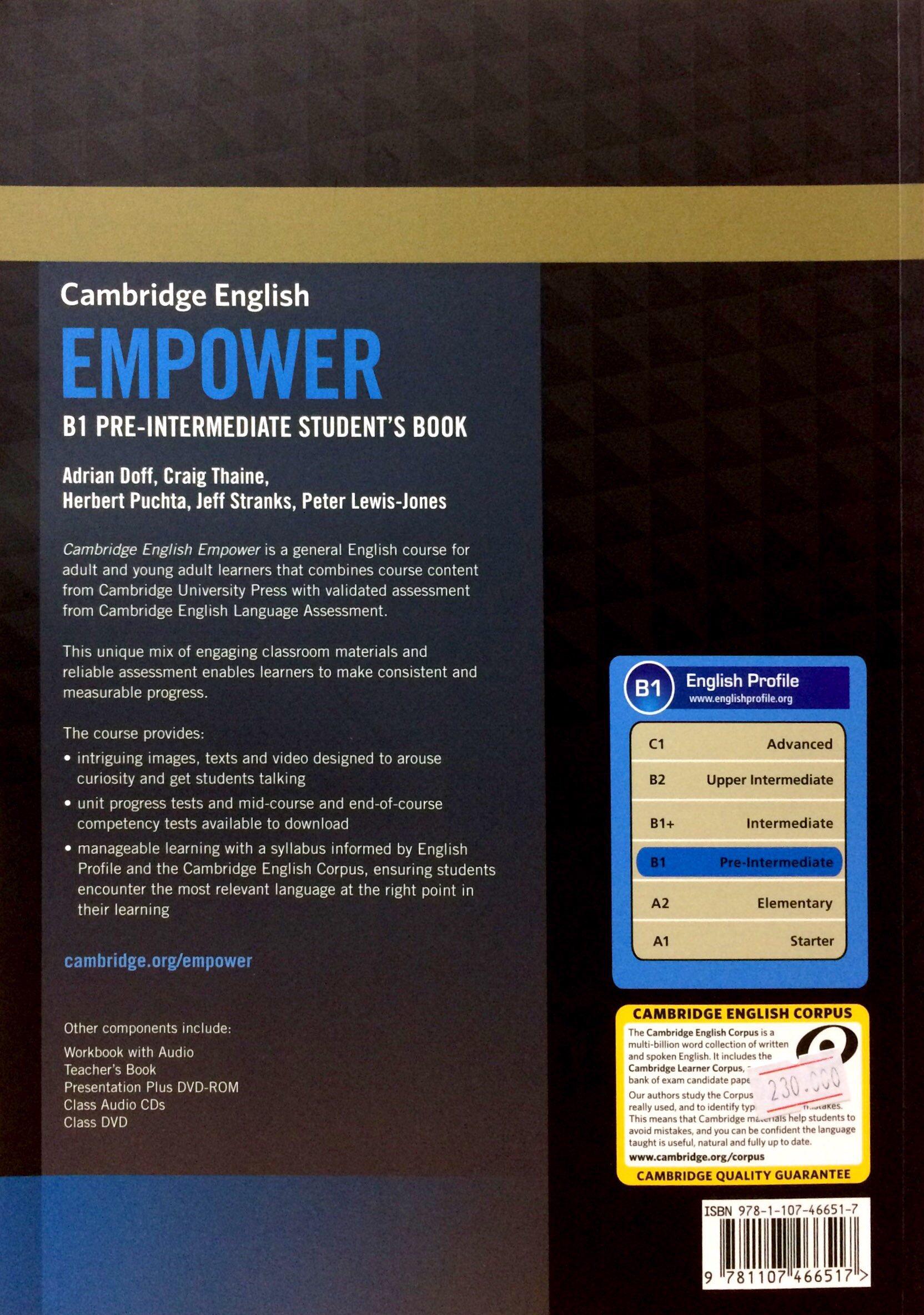 Cambridge English Empower Pre-Intermediate Student's Book: Pre-intermediate