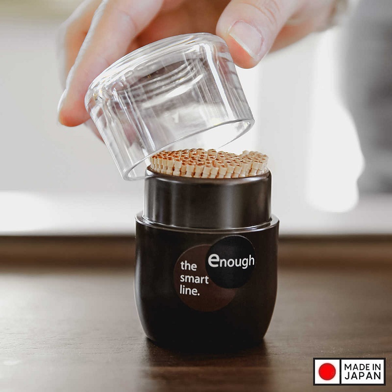 Hộp đựng tăm 80ml kiểu dáng nhỏ gọn tiện lợi khi sử dụng trong nhà bếp - nội địa Nhật Bản