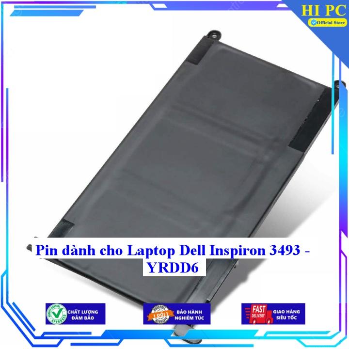 Pin dành cho Laptop Dell Inspiron 3493 - YRDD6 Hàng Nhập Khẩu
