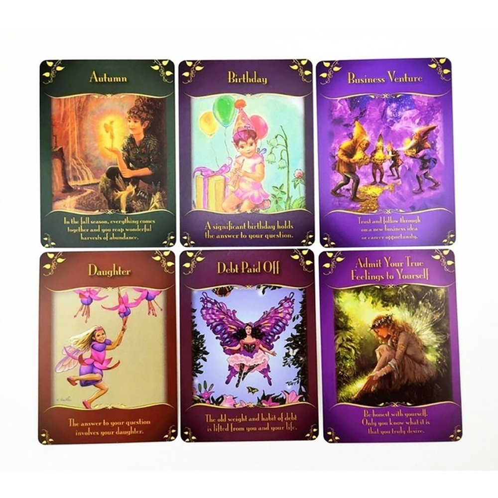 Bài Oracle Magical Message From Fairies 44 Lá Bài Tặng Đá Thanh Tẩy