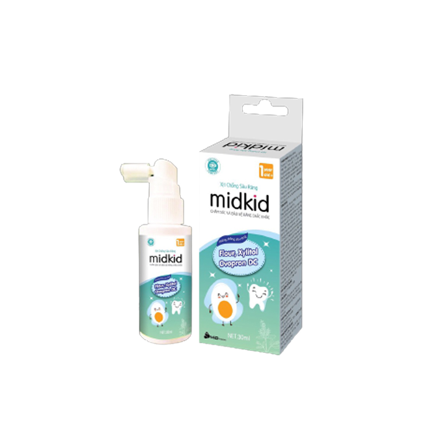 Xịt Chống Sâu Răng Trẻ Em Midkid (30ml)